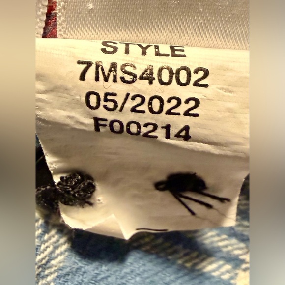 Lucky Brand Classic Fit Plaid Flannel Shirt Blue Red XL Soft Cotton - Picture 10 of 11